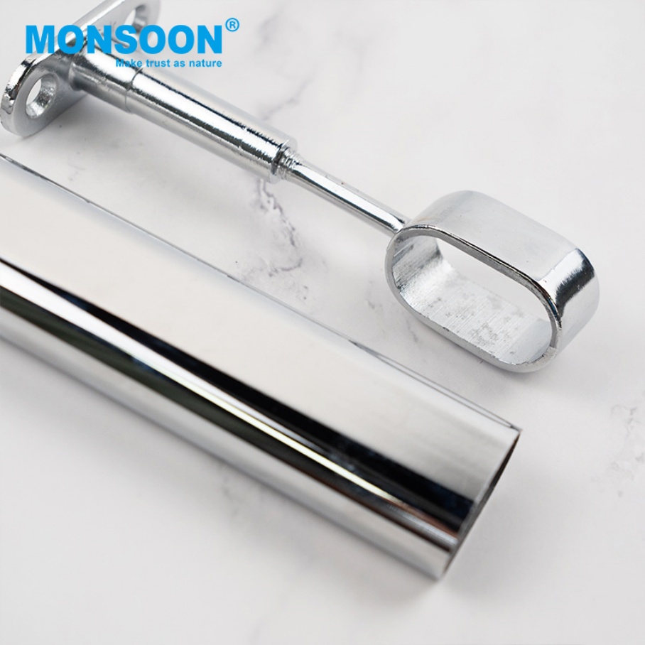 Furniture Round Hollow Tube Wardrobe Accessories Hanging Rods Fitting Hardware Closet Oval Tube