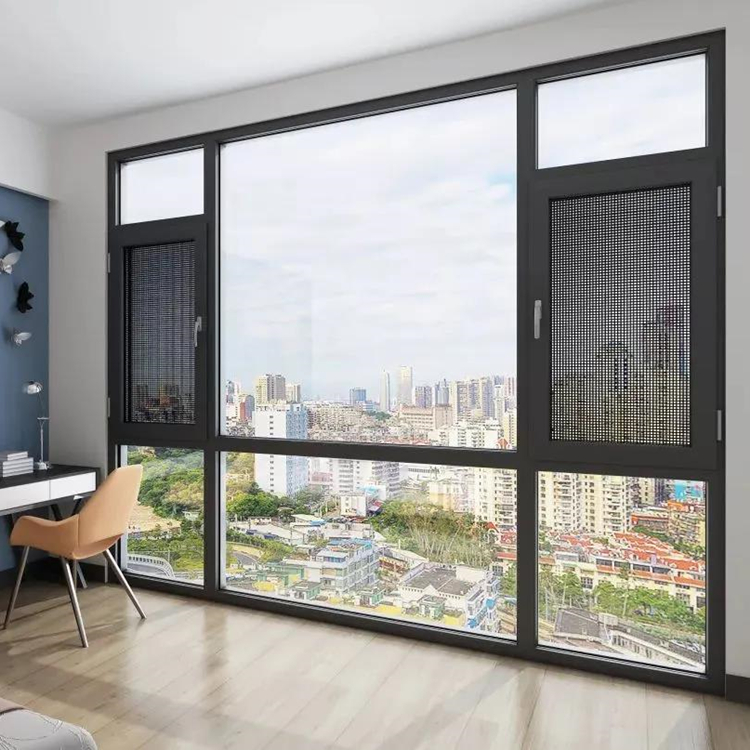 Easy-Install Modern Aluminum Alloy Swing Casement Window Kits Complete Hardware Step-by-Step Guide DIY Exterior Bathroom Use