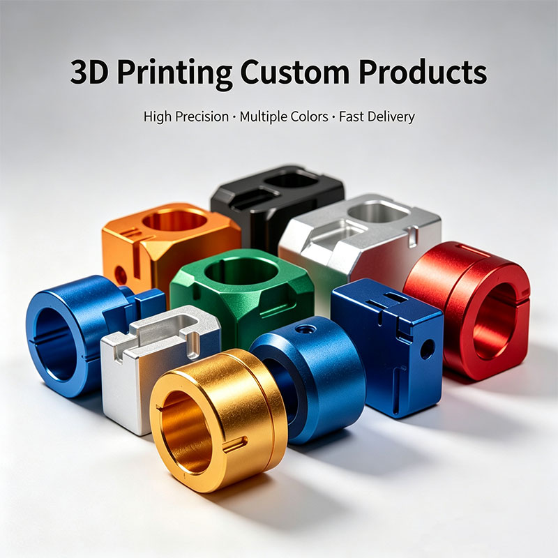Anodizing Colorful Aluminum Parts OEM Custom Metal Processing Services Hardware CNC Machining Services