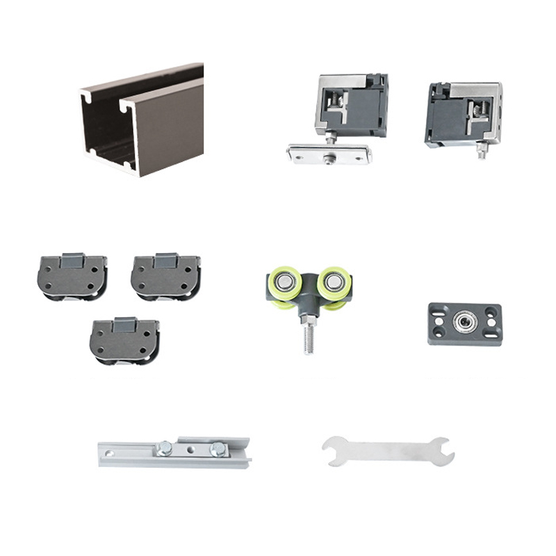 RHETECH Modern 3/7 Inch Bi Folding Fittings Bi-folding Sliding Door Hardware Kits Sliding System For Furniture Accessories