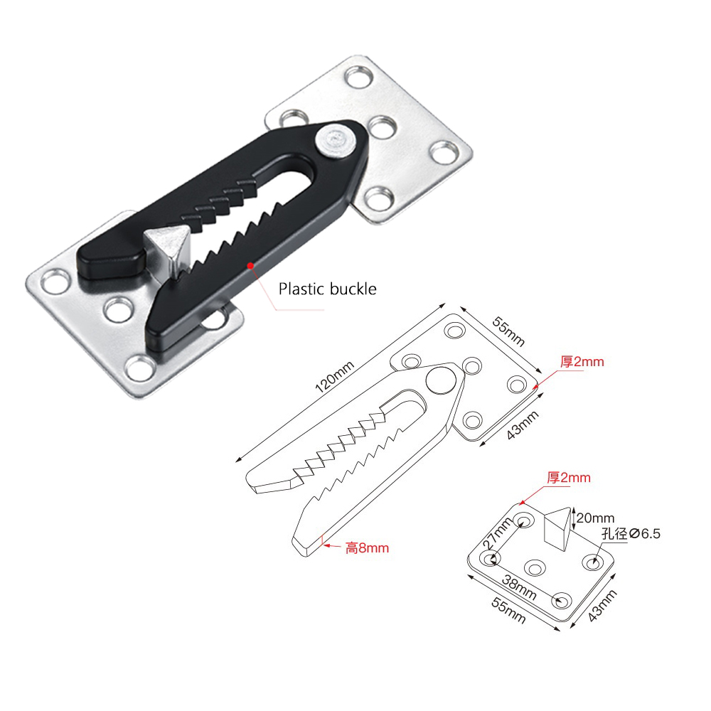 Iron Metal Plastic Locking Hinge for Sofa Sectional Couch Connector Mechanism for Living Room Outdoor Home Office