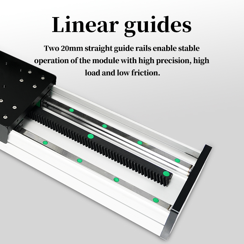 RXC270 Heavy Duty CNC Motorized XYZ Gantry Robot Rack and Pinion Linear Slide Table Stage Actuator Linear Motion Guide Rail