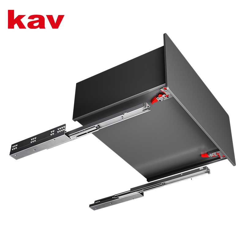 304 Stainless Steel Undermount Slide | 3D Adjustable Synchronized Soft Close | Full Extension Hidden Drawer Rail
