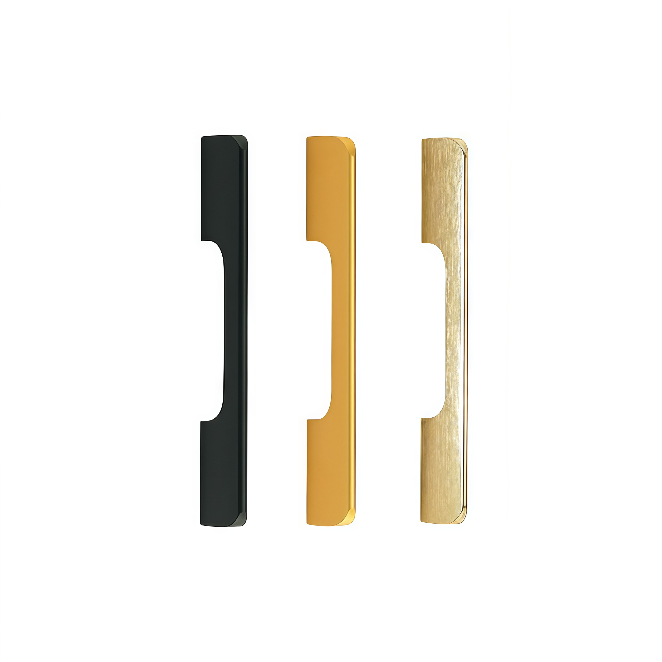 America Style Furniture Handles Knobs Cabinet Handle Black Hardware Accessories Drawer Long Pull Handle