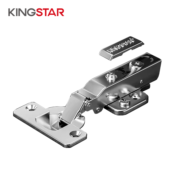Kingstar New Product Two Way Hydraulic Soft-Closing Heavy Duty Cabinet Pivot Door Hinge of Wardrobe Hardware