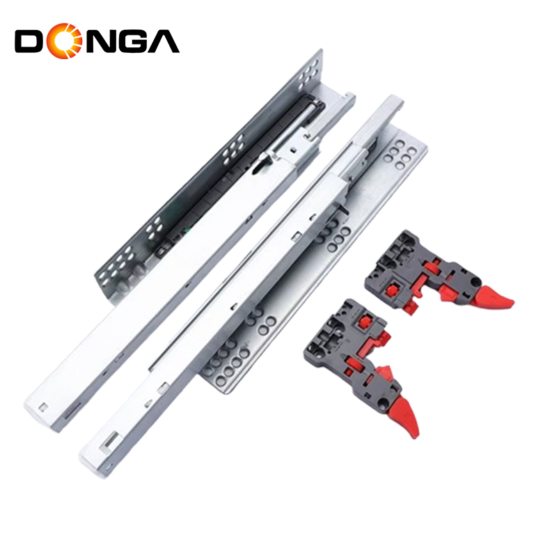 DONGGANG Sliding System Rieles Telescopicos Home Office Furniture Hardware Hidden Soft-closing Drawers Slide for Wooden Cabinet
