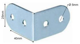 Furniture Hardware Accessories Corner Brace Connector Table&Chair Fasteners Angle Iron