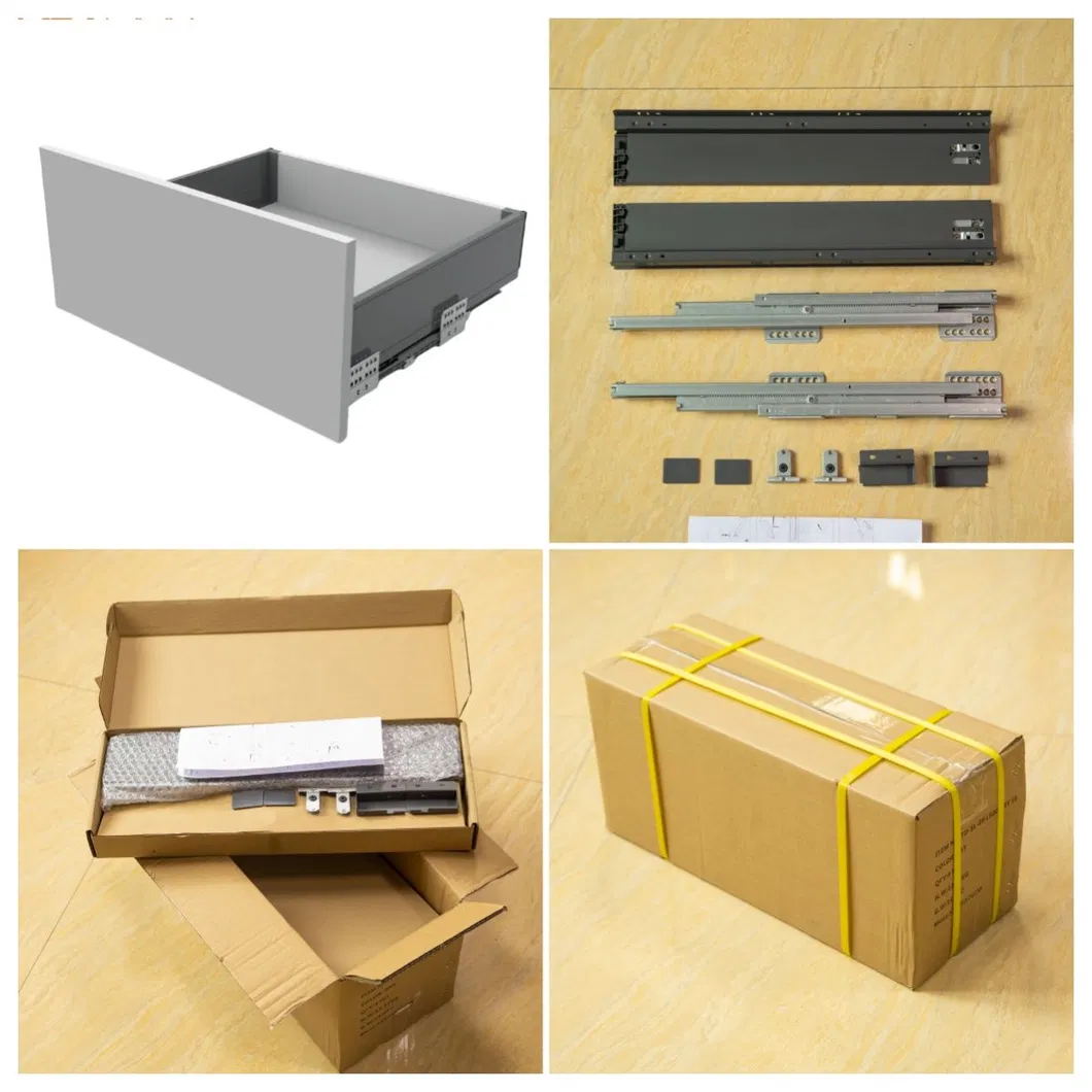 Furniture Hardware Premium Kitchen Drawer Box Slim Box Drawer System