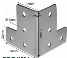Furniture Hardware Accessories Corner Brace Connector Table&Chair Fasteners Angle Iron