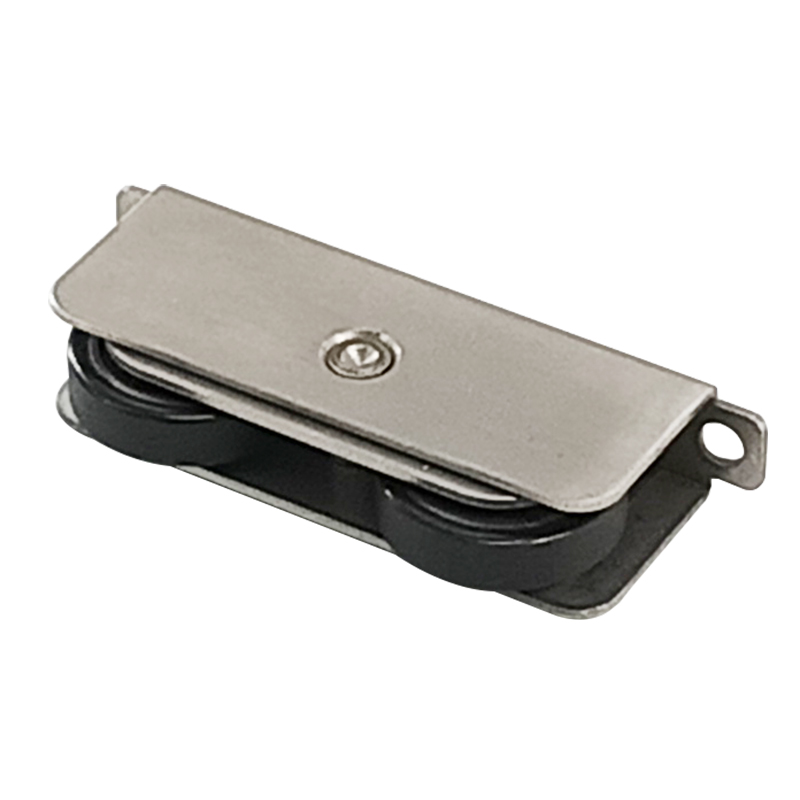 Hidden Track Aluminum Alloy Sliding Door Hardware System With Modern Design For Hotels