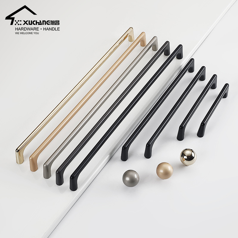 Modern Fashion 96mm Gold Zinc Alloy Furniture Accessories Knobs Handles Cabinet Fitting Pulls Handles&amp;Knob