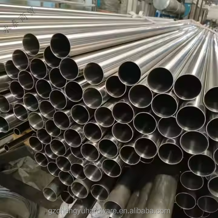 CY- 511 Hot Sale Cheap Price Chrome Plated Wardrobe Tube Round Iron Tube Oval Tube Bending Furniture Fittings Pipe