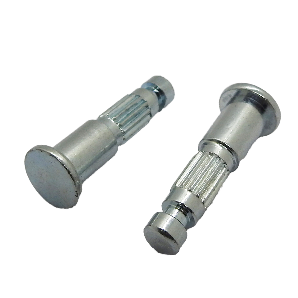 High Quality Precision Cold Forged Zinc Alloy Metal Fasteners for Furniture Wood Connections Forged Through Cold Heading
