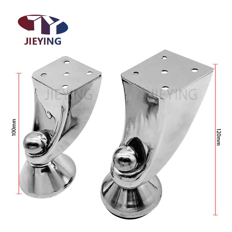 JIEYING Wholesale European Luxury Sofa Frame Hardware Support Foot Sheep Shape Coffee Table Couch Sofa Leg