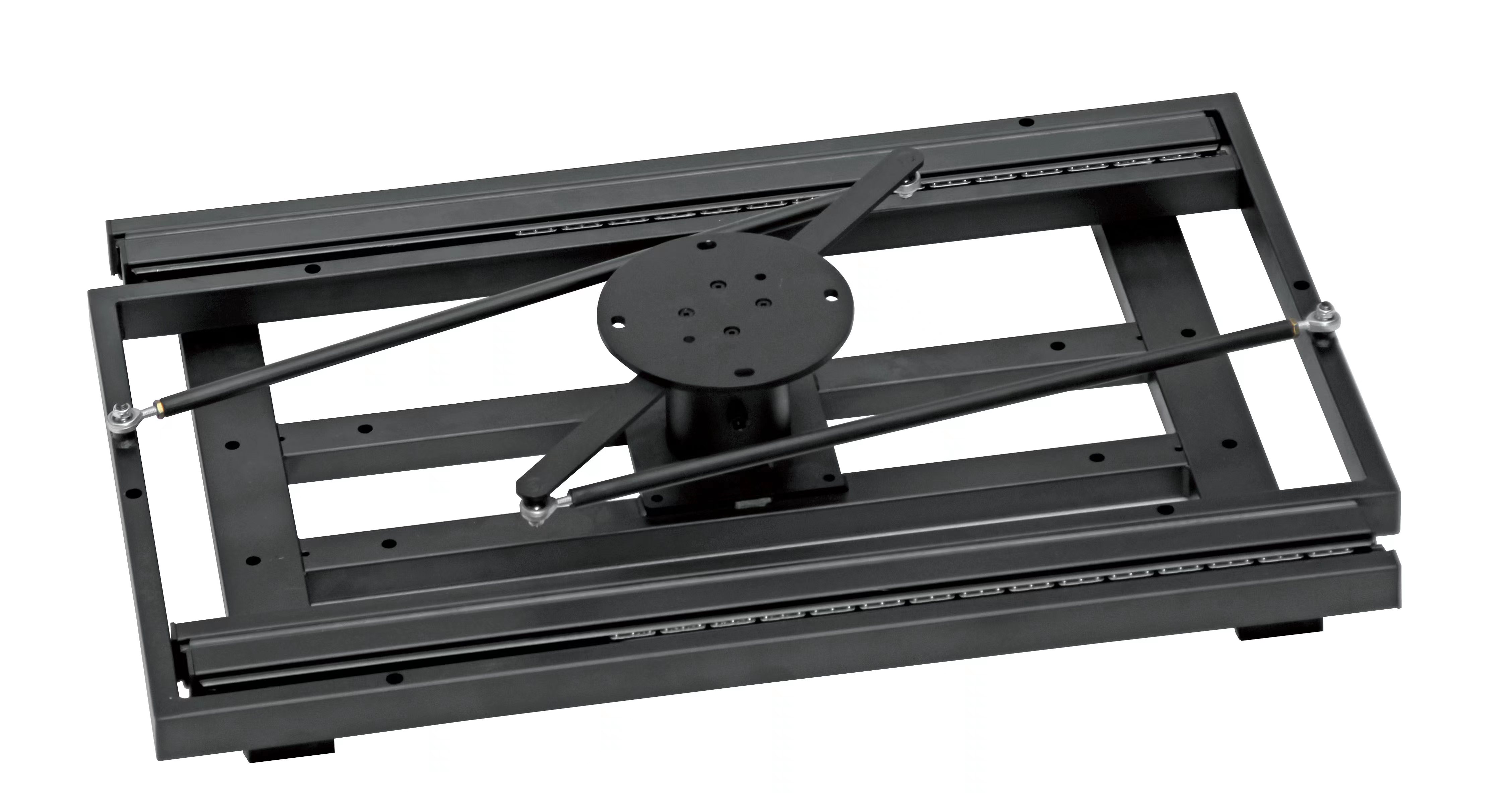 300-500 Degree Steel Space Saving Furniture Hardware Hidden Table Runner Rotating Table Top Extend 1200 Swing Table Mechanism