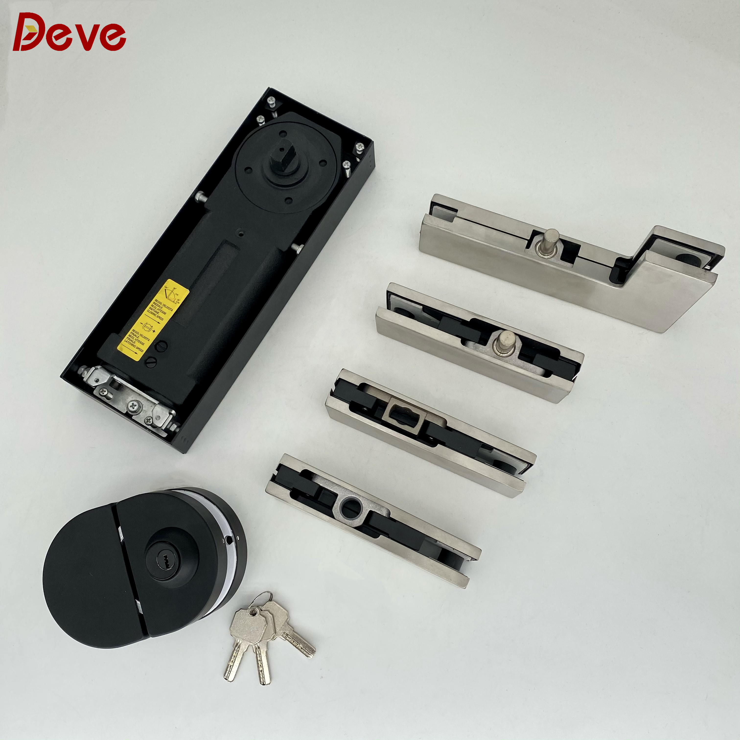 Glass Hardware Floor Spring Floor Hinge Machine 130-150KG For Commercial Glass Door Floor Spring