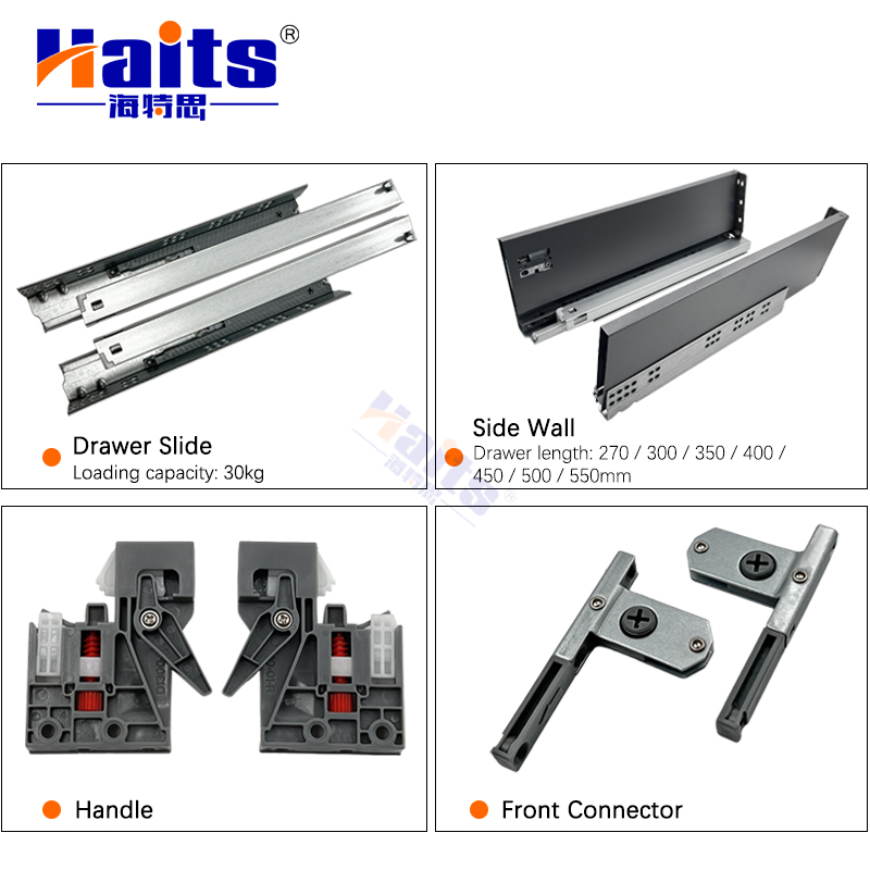 Premium Metal Box Drawer System For Smooth Cabinet Operation