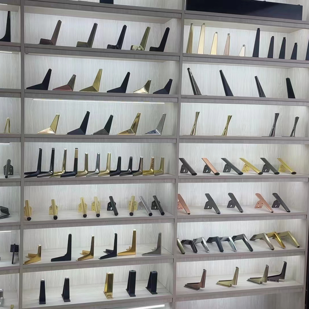 CAIYI Manufacturers Wholesale Furniture Hardware Accessories Cabinet Metal Foot Sofa Feet Legs For Couch