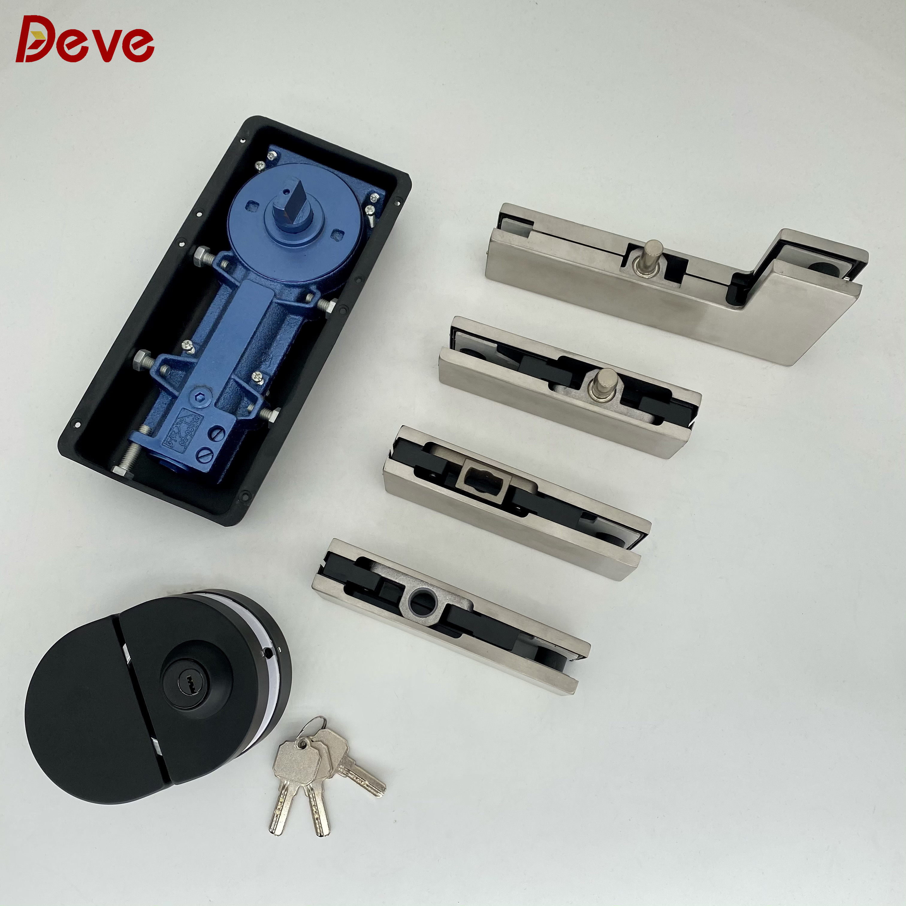 Glass Hardware Floor Spring Floor Hinge Machine 130-150KG For Commercial Glass Door Floor Spring