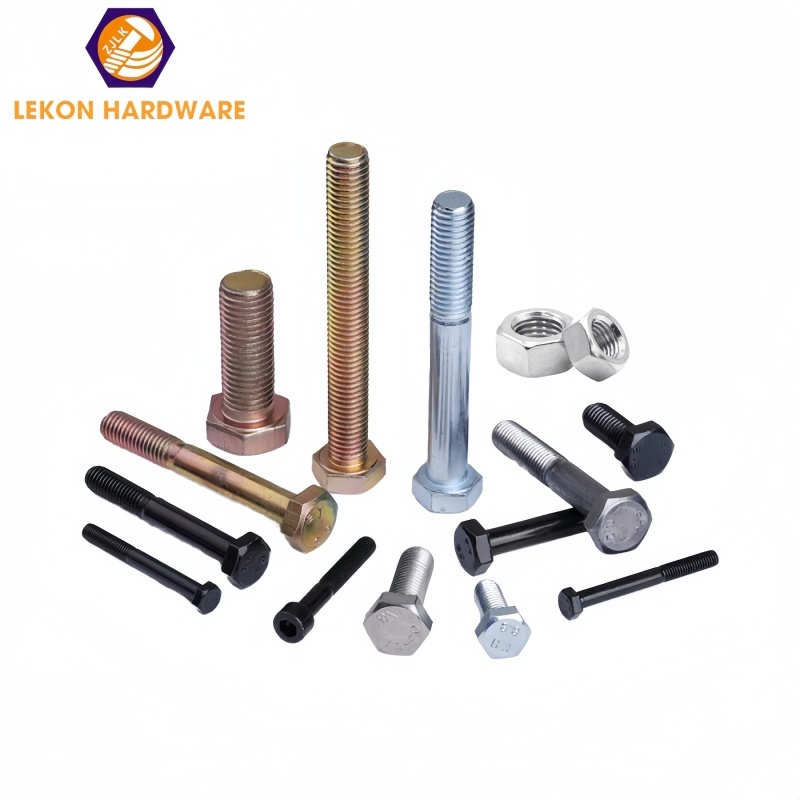 Bolt Manufacturer Custom Stainless Steel Nut And Bolt For Building Bent Carriage Hexagon Flange Square Head Furniture Bolts
