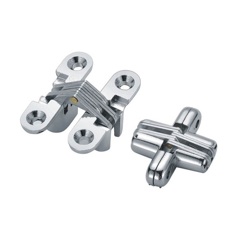 Invisible 180 Degree Concealed Furniture Hinge Zinc Alloy Hidden Door for Kitchen Living Room Bedroom Home Office Traditional