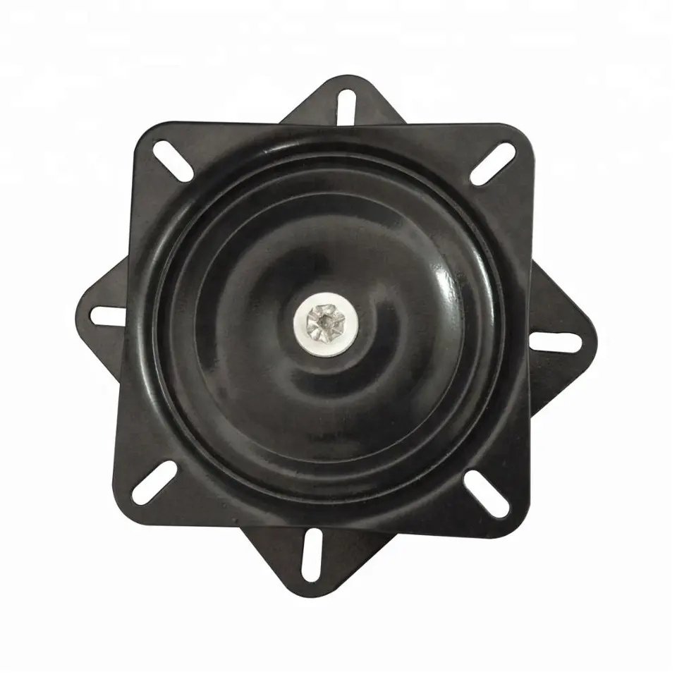 Furniture Fitting Hardware Chair Base Ball Bearing Swivel Plate Mechanism Frame 360 Degrees Roate Square Boat Seat Chair Platei