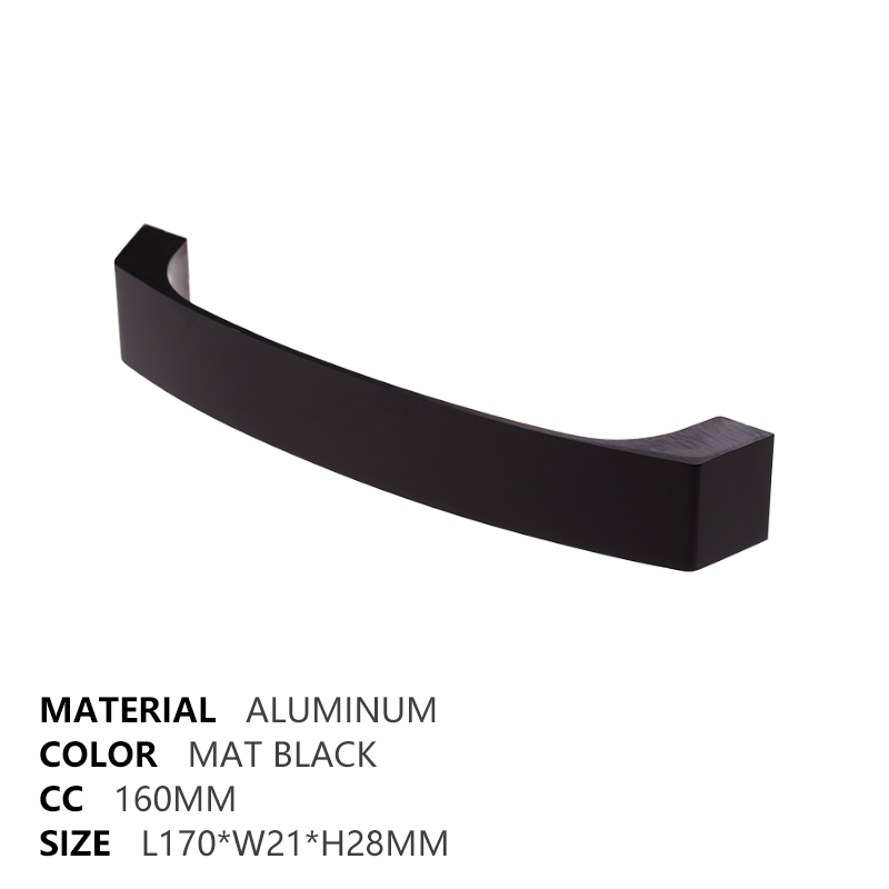 Modern Pantry Dresser Closet Cupboard New Hardware Wardrobe Drawer Kitchen Cabinet Door Handle Pulls Furniture Handles
