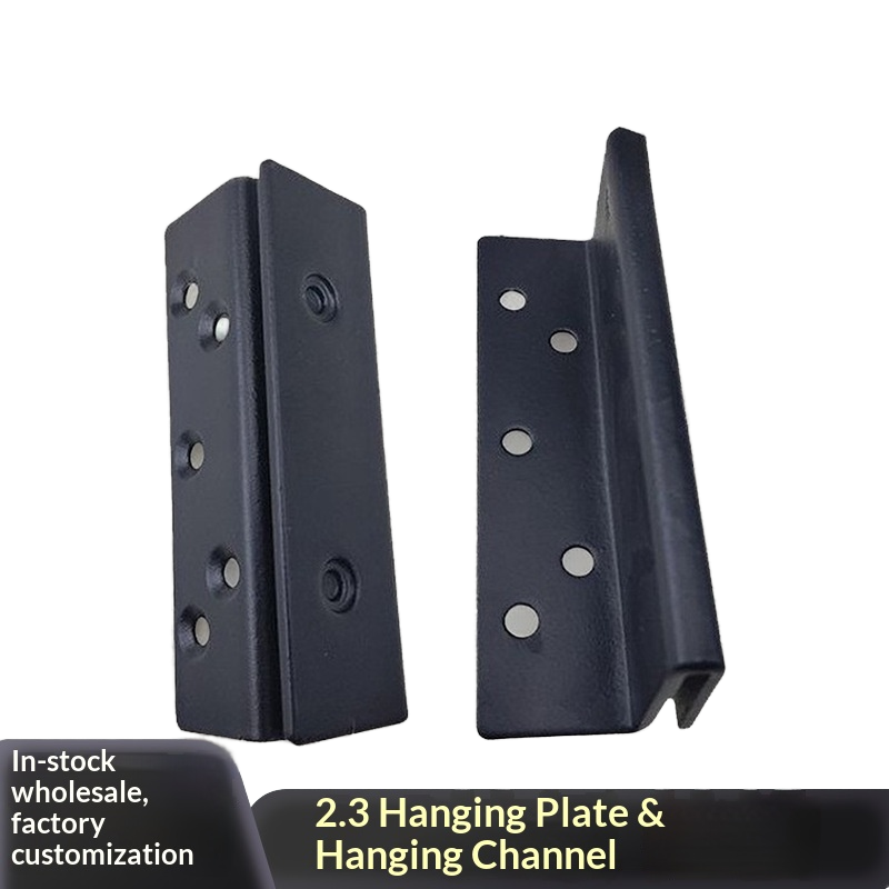 Wholesale Modern Simple Plastic Bed Frames Support Brackets Small Accessories Black Bed Hooks Stamped Double Hooks Slot Hole