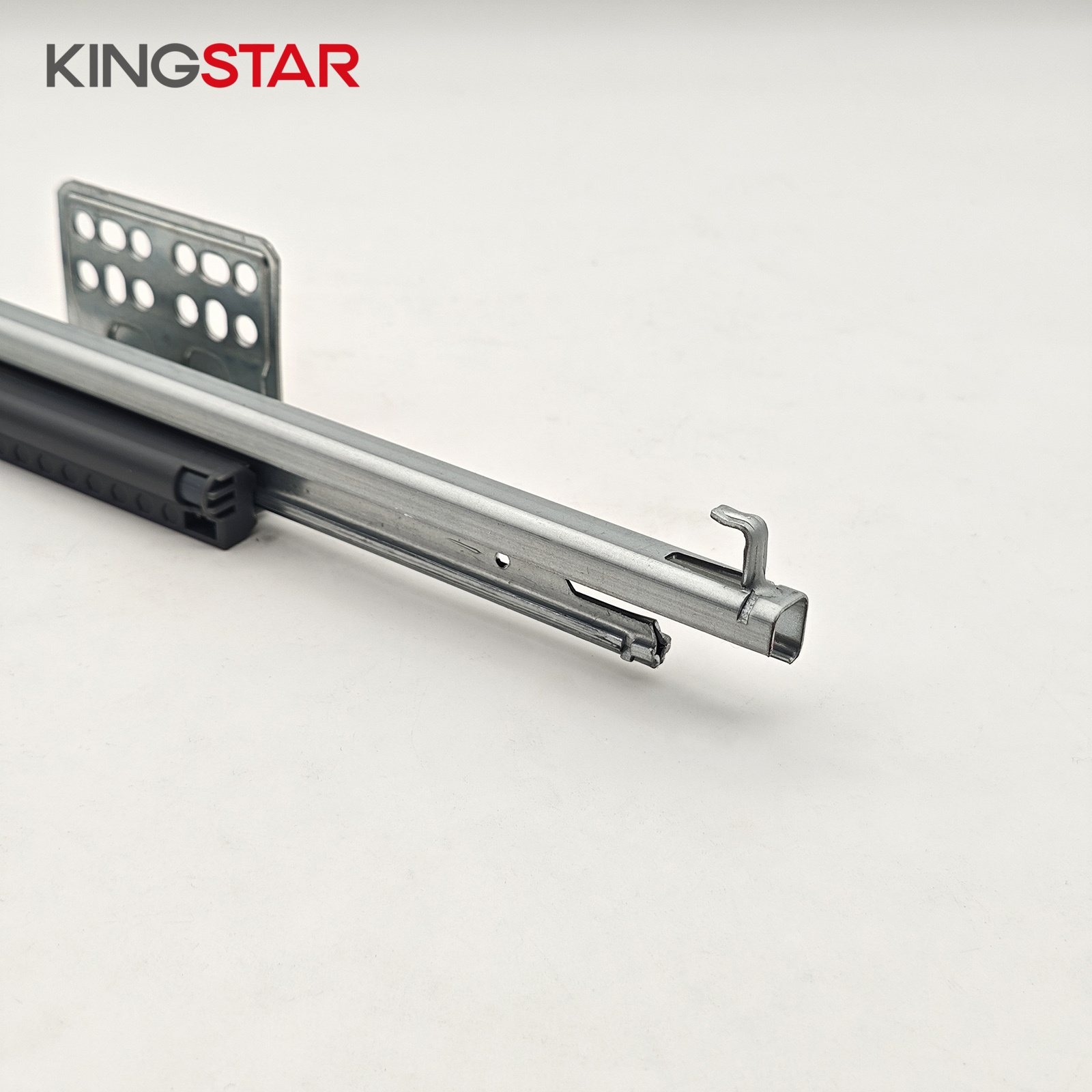 KINGSTAR G7 Series Undermounted Slide 30kg Rust Resistant Anti-derailment Soft Closing Cabinet Drawer Slide With Locking Device