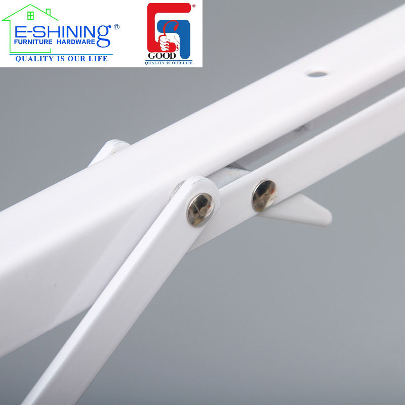 Black Folding Bracket Shelf Application