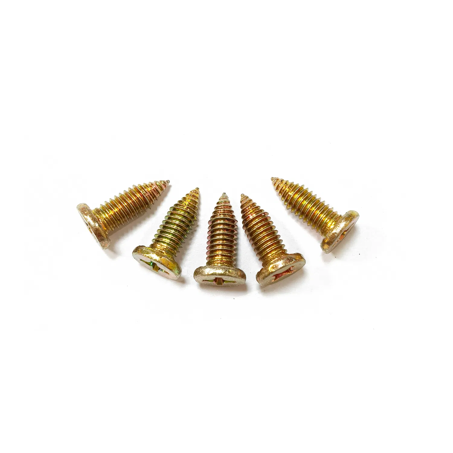 Custom Color Phillips Flat Head Tri-Lobular Screws for Furniture, Decorative Panels, Roofing