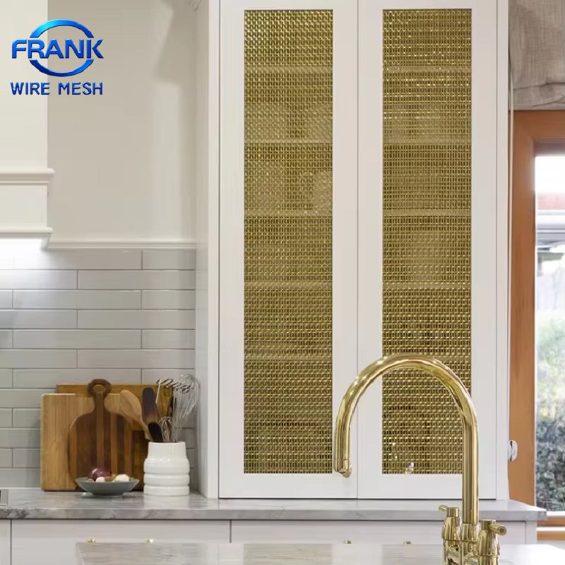 High Quality Metal Architectural Decorative Crimped Wire Mesh for Furniture Cabinets