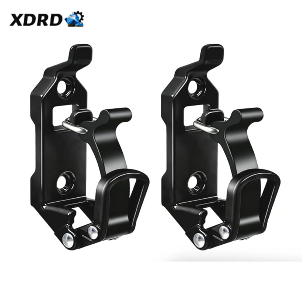 Zinc Alloy Hardware Accessories-Folding Hinges Durable Metal Fixtures for Furniture Construction Garage Storage 1-piece Set
