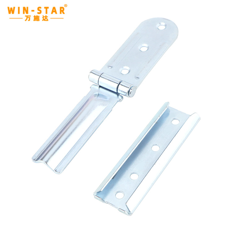 White Zinc Sofa Bed Connector Hardware for Secure Convertible Couch Frame Support and Easy Assembly