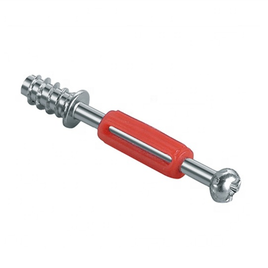 Iron Steel Zinc Alloy Quick Assembly Connceting Cam Connector Bolt Plastic Inserted