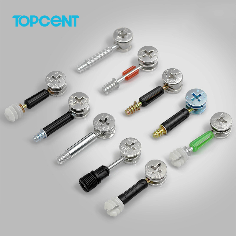 Wholesale Furniture Connecting Hardware Assortment Kit Three in One Screw Wooden Board Eccentric Wheel Nut Connector Minifix