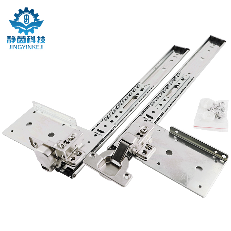 Professional Design Steel Ball Bearing Flipper Door Slide for Furniture Cabinets for Kitchen Bedroom Living Room Application