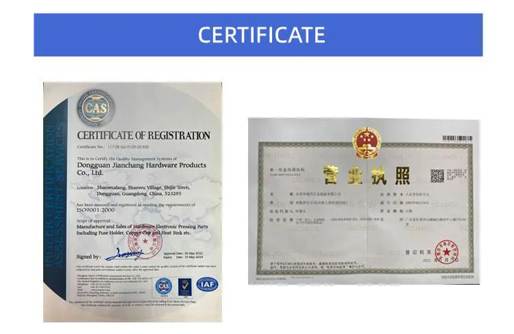 Quality Certifications
