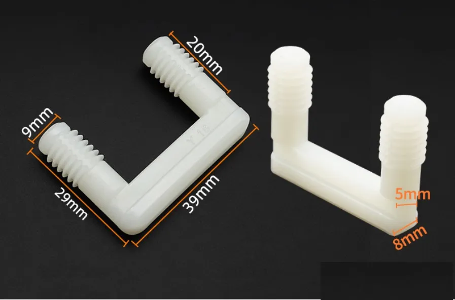 Modular Furniture Panel Connection Fitting Plastic U Shape Connector