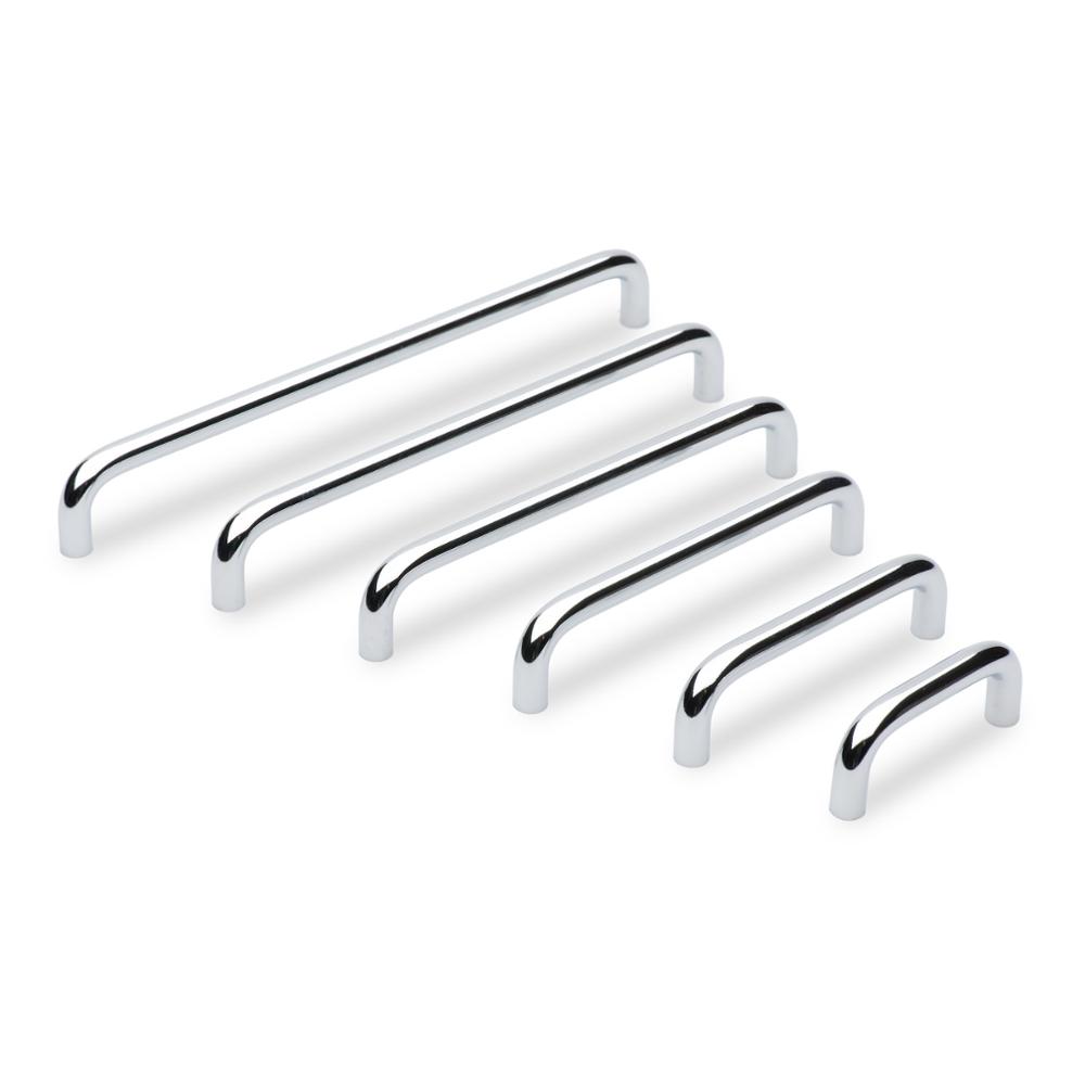 Steel Cabinet Fitting Drawer D Shape Wire Pull Handle Kitchen Cupboard Wardrobe U Shape Door Handle for Furniture Hardware