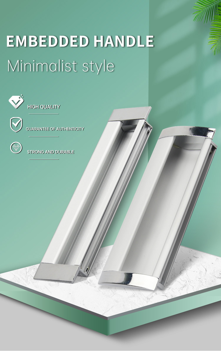 Modern Durable Aluminum Alloy Square Adjustable Cabinet Door Handle