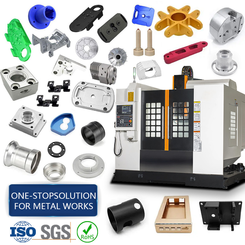 Anodizing Colorful Aluminum Parts OEM Custom Metal Processing Services Hardware CNC Machining Services