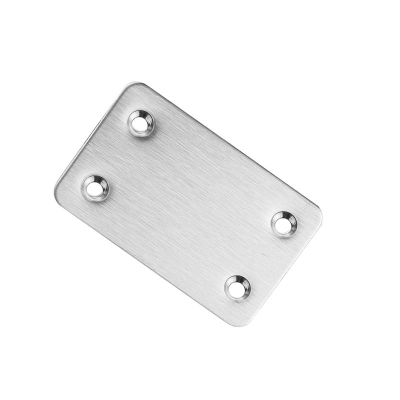 Round Square Stainless Steel Connector Sofa Flat Chair Table Bed Joint Corner Connector for Furniture DIY Hardware