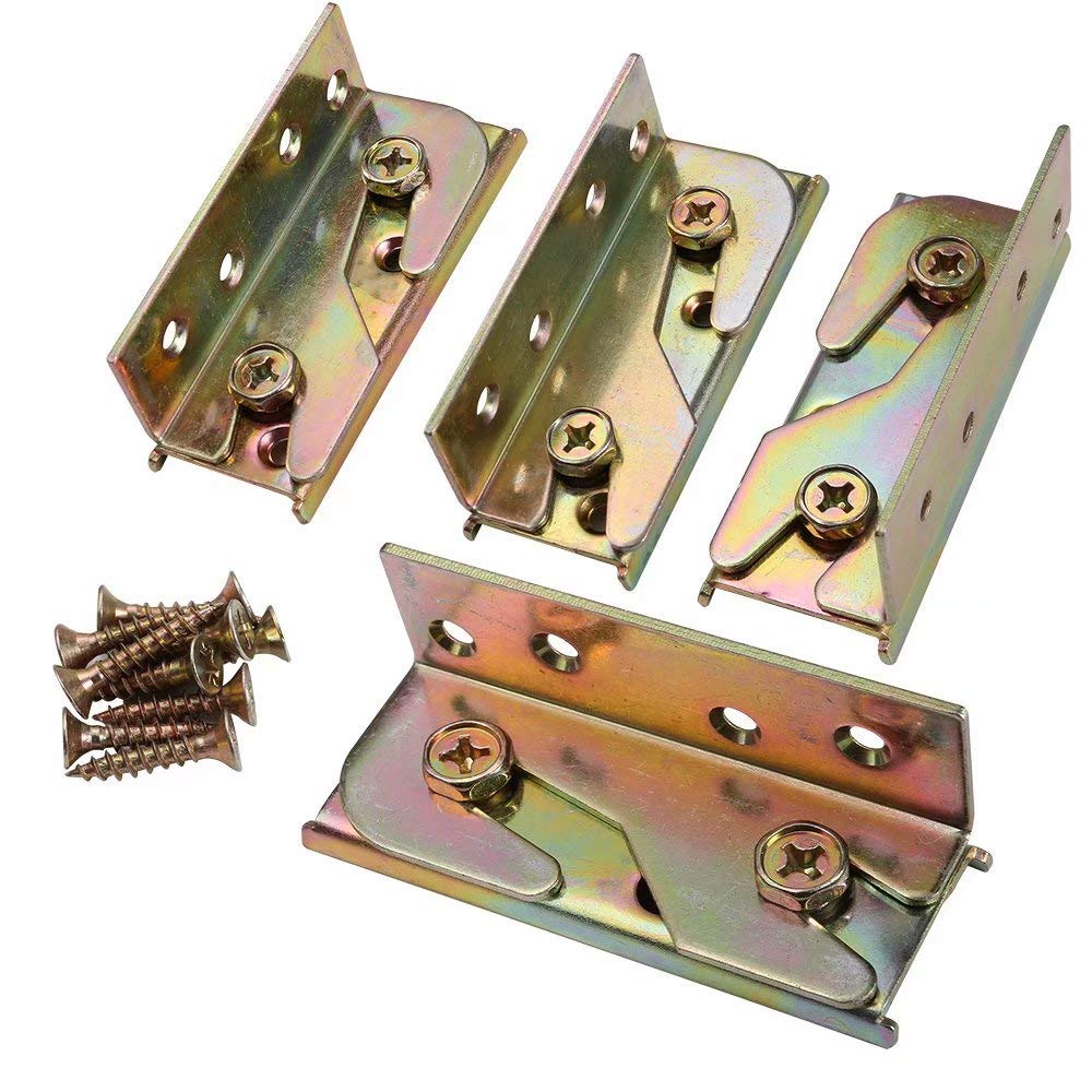Steel Metal Bed Frame Bracket Furniture Sofa Sectional Connectors for Home Furniture Tool