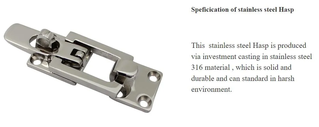 Stainless Steel Hasps Latch Details