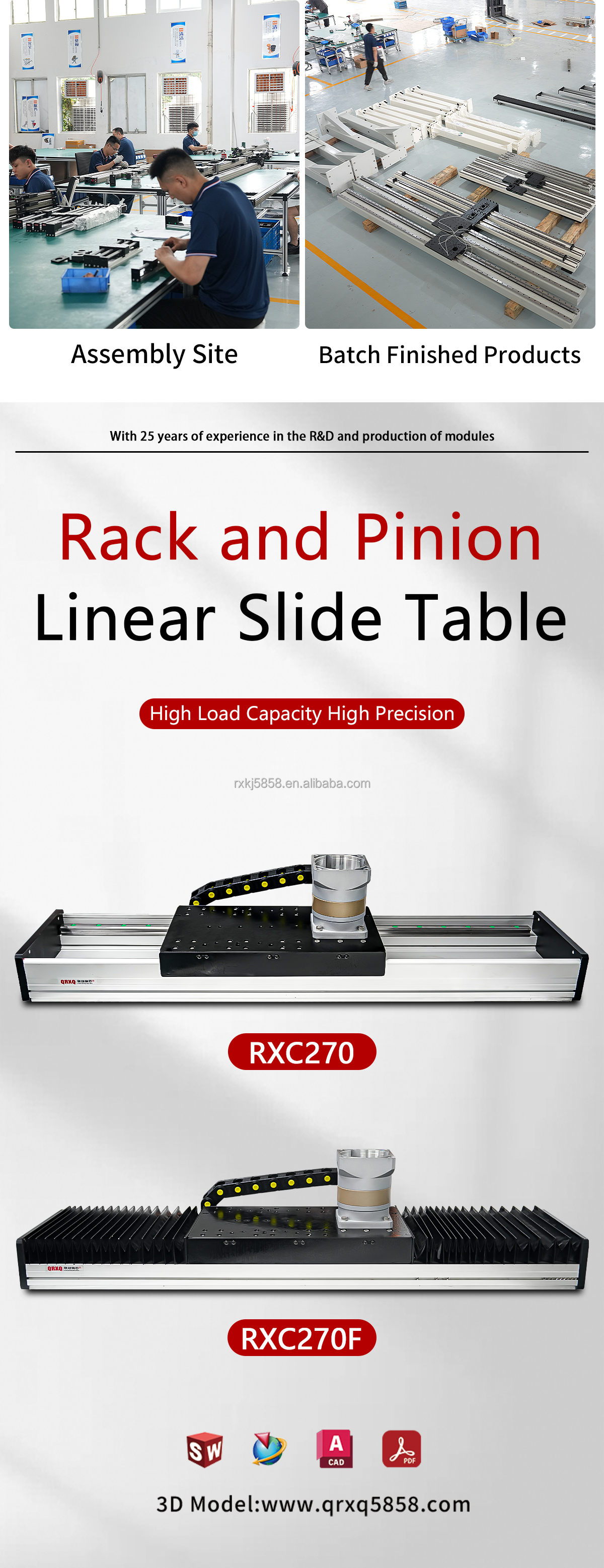 Linear Slide Table Detail 2