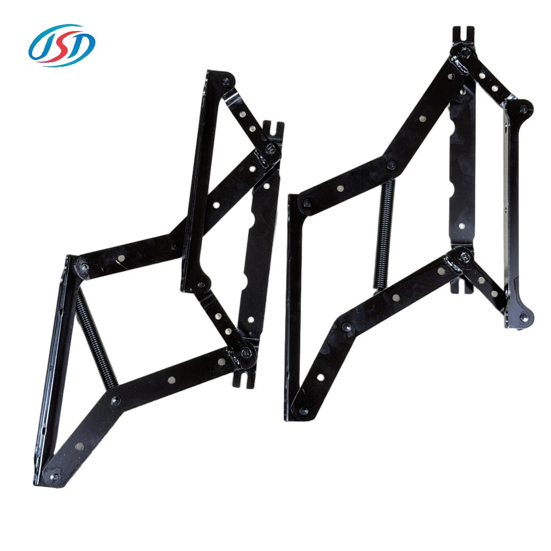 Jiashida Metal Storage Bed Lift Hinge Adjustable Folding Support Hardware For Bed Frame Suppliers