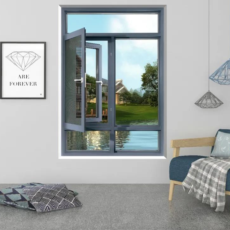Easy-Install Modern Aluminum Alloy Swing Casement Window Kits Complete Hardware Step-by-Step Guide DIY Exterior Bathroom Use