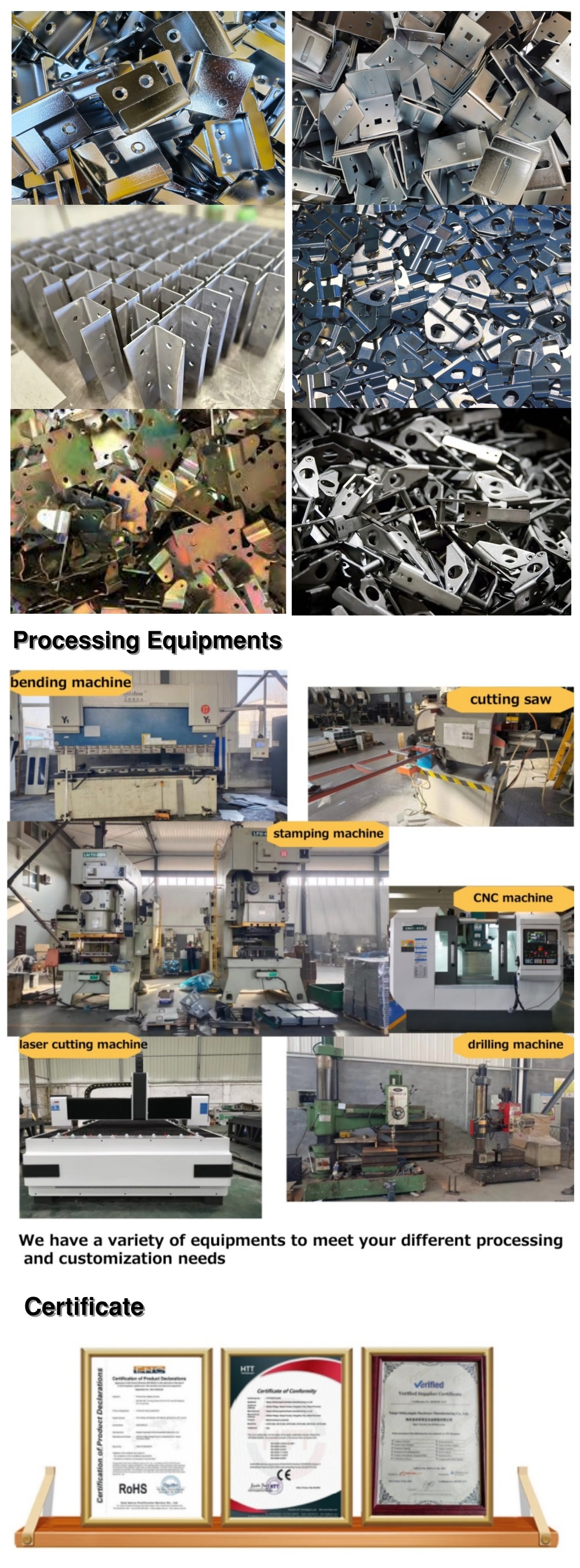 Detailed hardware manufacturing process