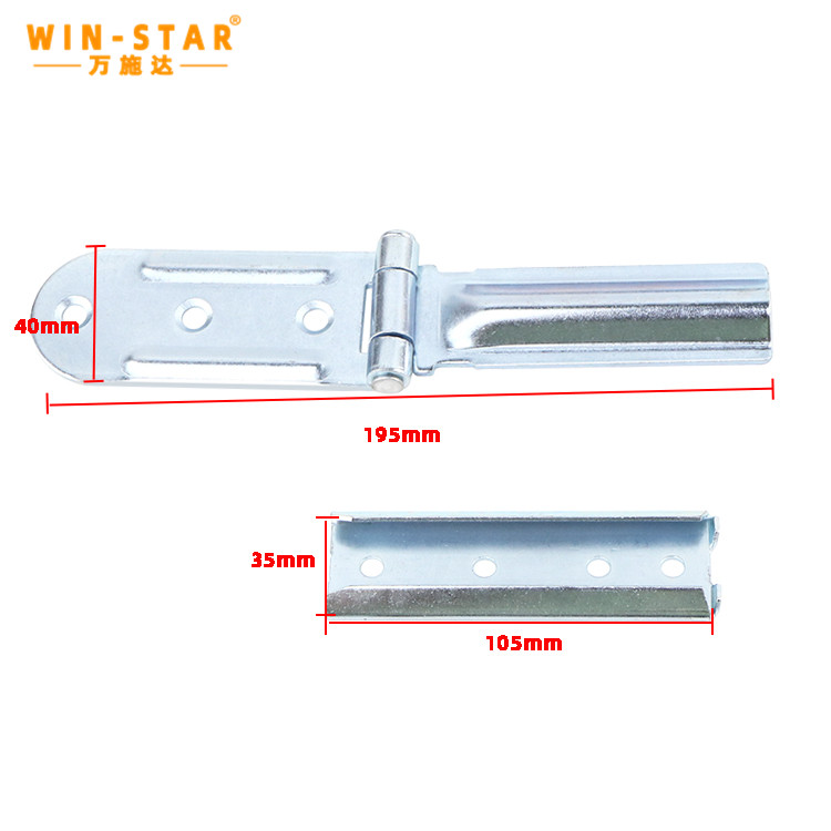 White Zinc Sofa Bed Connector Hardware for Secure Convertible Couch Frame Support and Easy Assembly